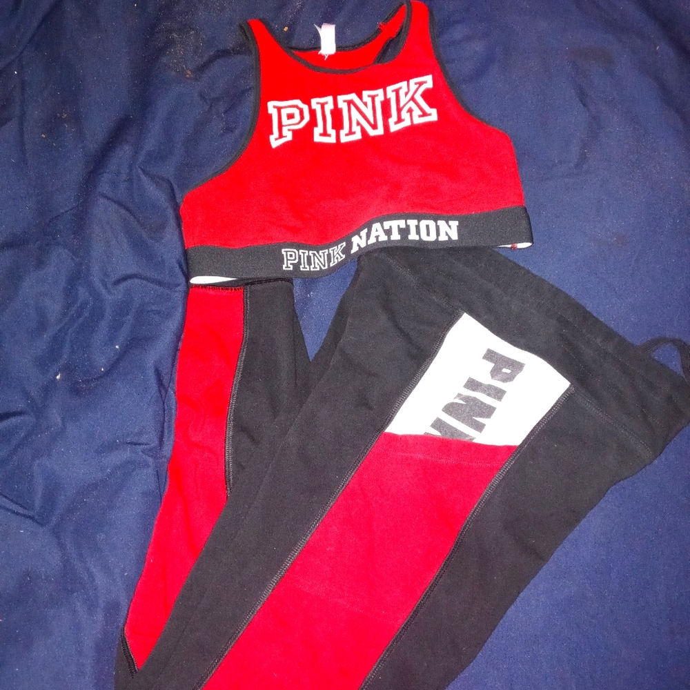 Victoria Secret Pink workout set